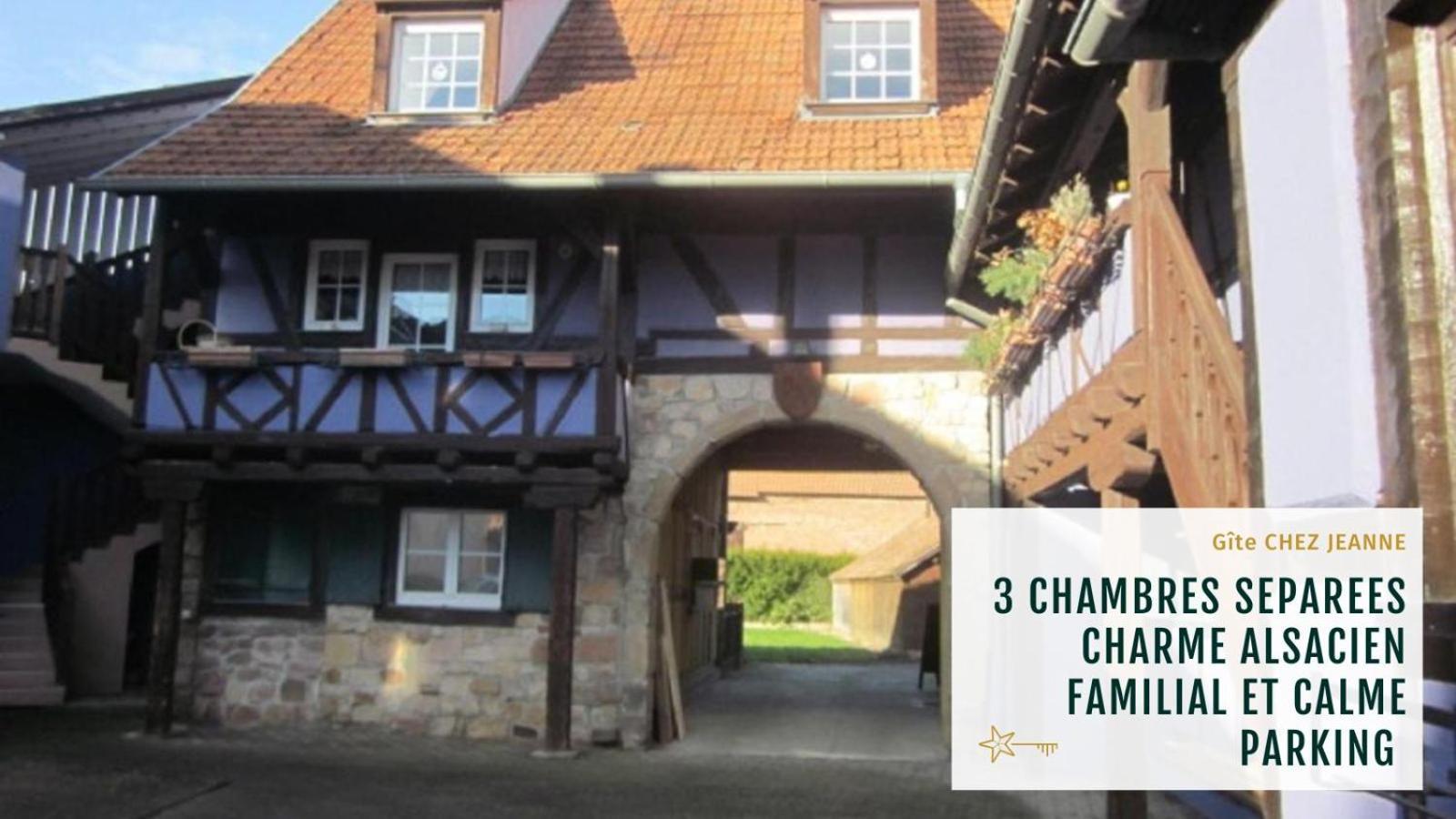 Gite Jeanne Familial - Calme - Parking Ebersheim Exterior photo